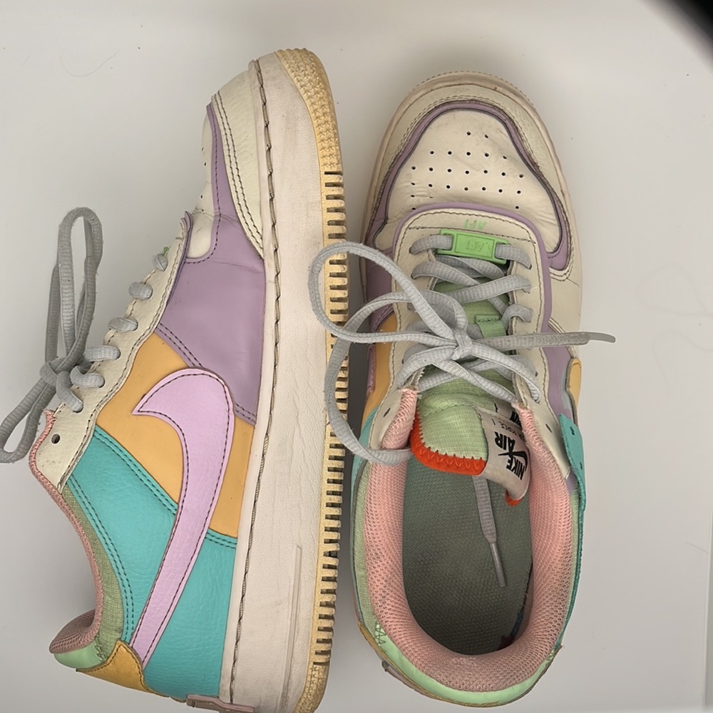 Nike Air Force 1 Shadow Pale Ivory Women's Sneakers Shoes Size 9.5 - Picture 13 of 16